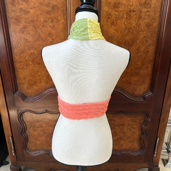 SHEIN Colorful Ruffled Halter Top - Picture 12 of 15